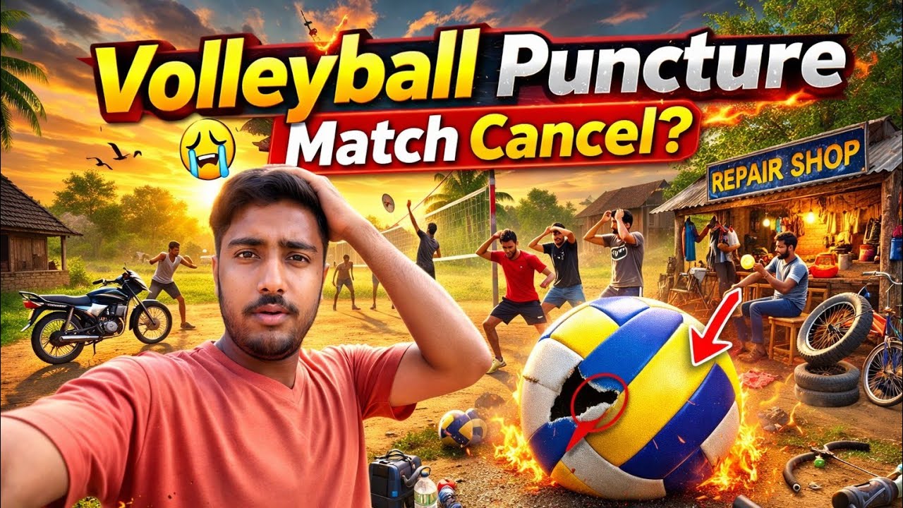 Volleyball Hua Puncture 🏐💥 | Banwane Gaye Aur Ban Gaya Vlog!