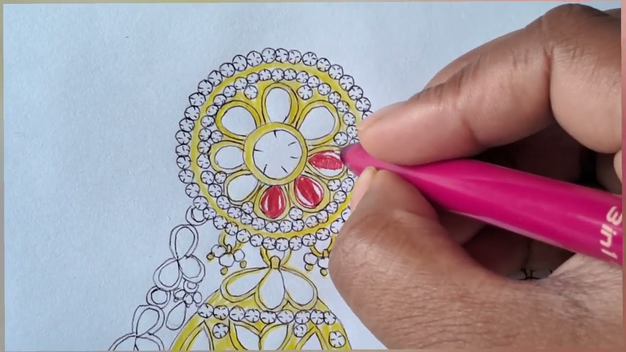 Havey Earrings Design Anjali bhardwaj arts 🎨 