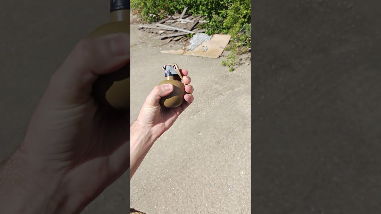 This Is a Hand Grenade 💥 #airsoft #grenade #fraggrenade #novritsch