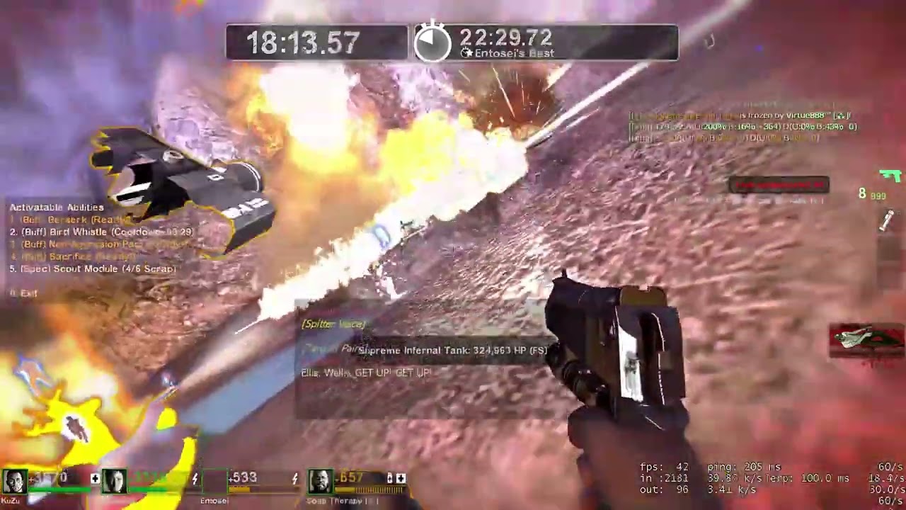 Left 4 Dead 2 mgftw Scenario: Particle thing Insta-killing SIT Bug