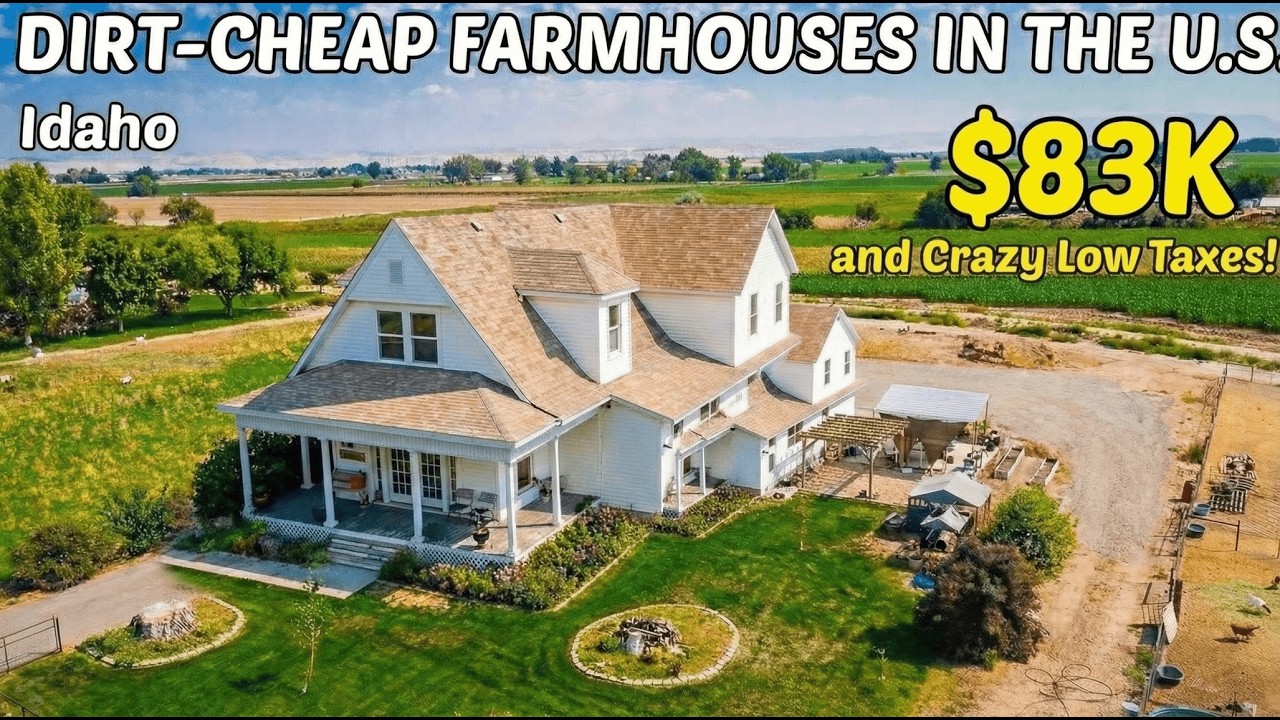 5 Dirt-Cheap Farmhouses For Sale in Idaho &ndash; Hidden Real Estate Goldmines!