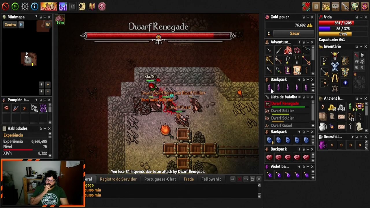 Task Dwarf Renegade - Zerando as Tasks - Medivia Online