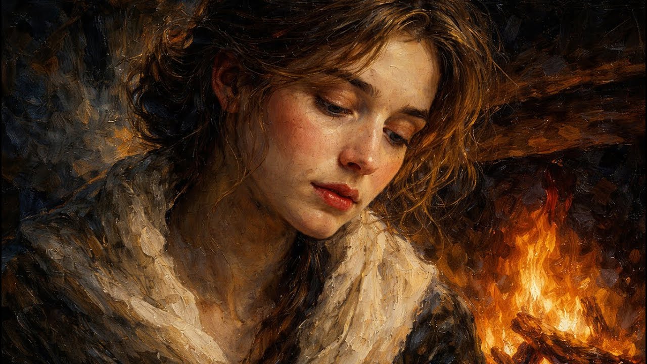 Visual Poems | A Silent Winter Night by the Fireplace | Music Video