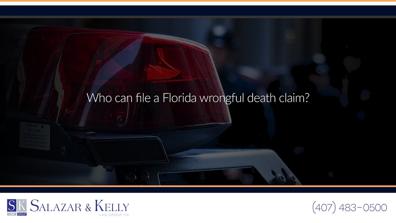 Who can file a Florida wrongful death claim?