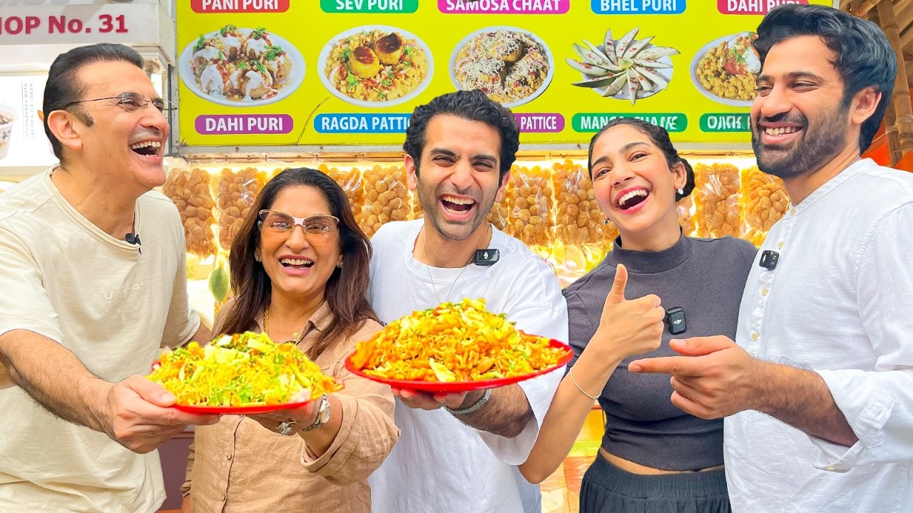 Mumbai ki Best Bhel Puri & Sev Puri! AAAP ka Parivaar Street Food Challenge!