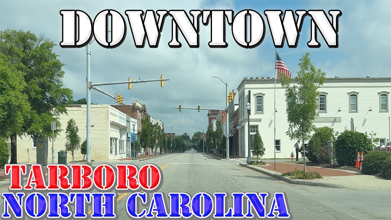 Tarboro - North Carolina - 4K Downtown Drive