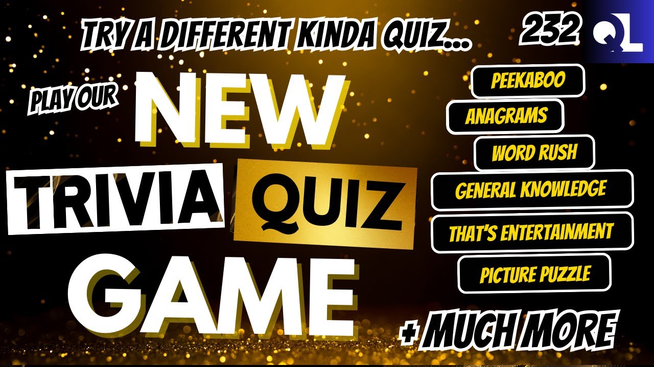BRAND NEW Trivia Quiz Game - HARD General Knowledge Test!