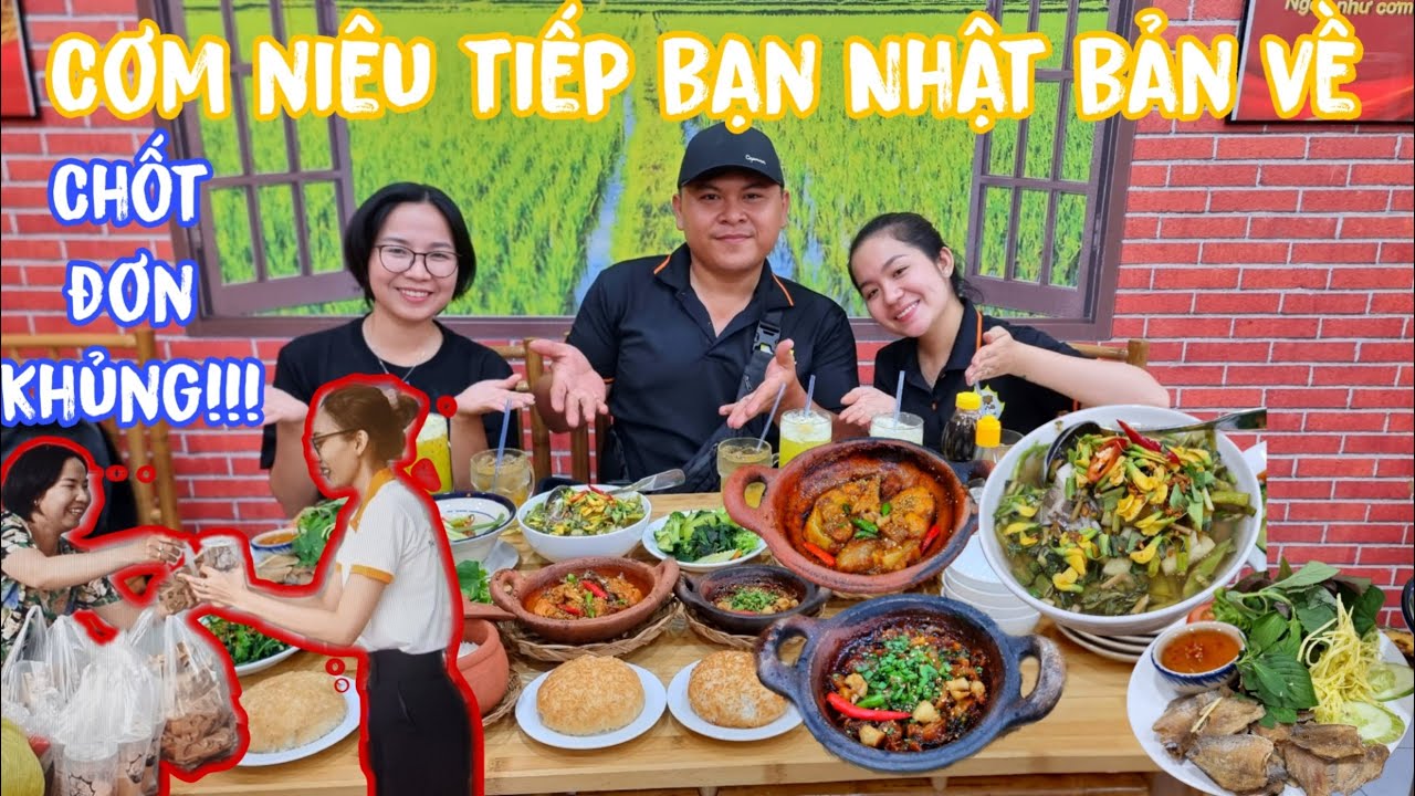 Ăn bàn Cơm Niêu hơn 10 Món đãi Bạn Chi Cty Shinkansen từ Nhật Bản về và chốt đơn 50 món Quán Phộc