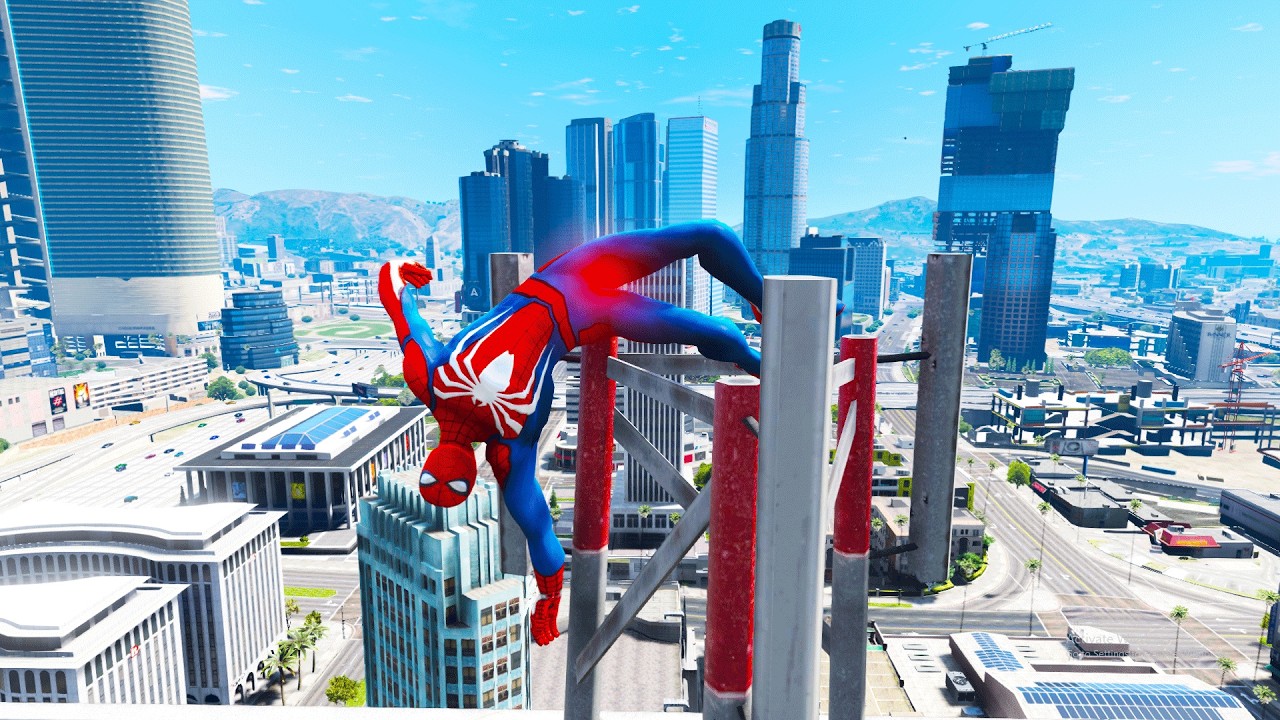 GTA 5 Ragdolls SPIDERMAN Jumps/Fails (Euphoria Physics) part 8
