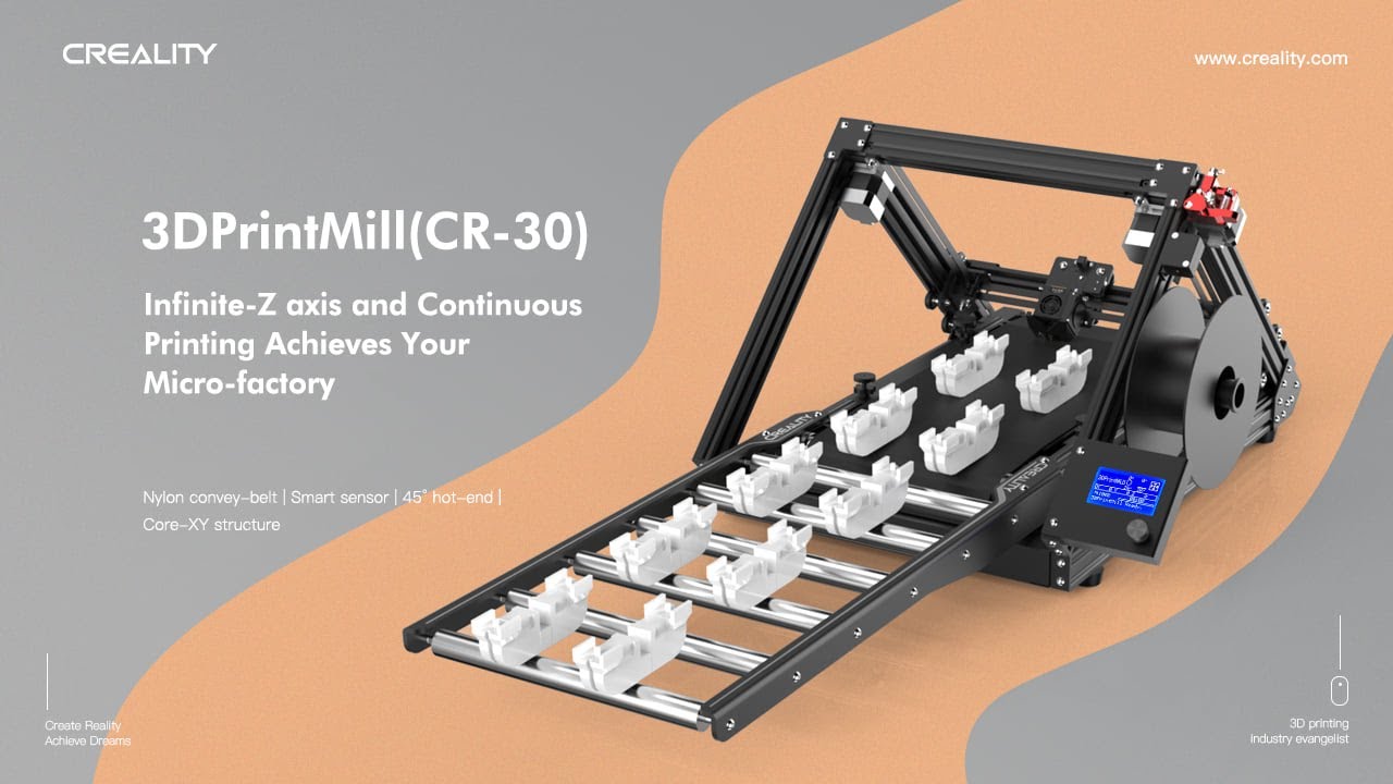 How to Operate 3DPrintMill CR-30 Unboxing Tutorial Creality 3D Printer