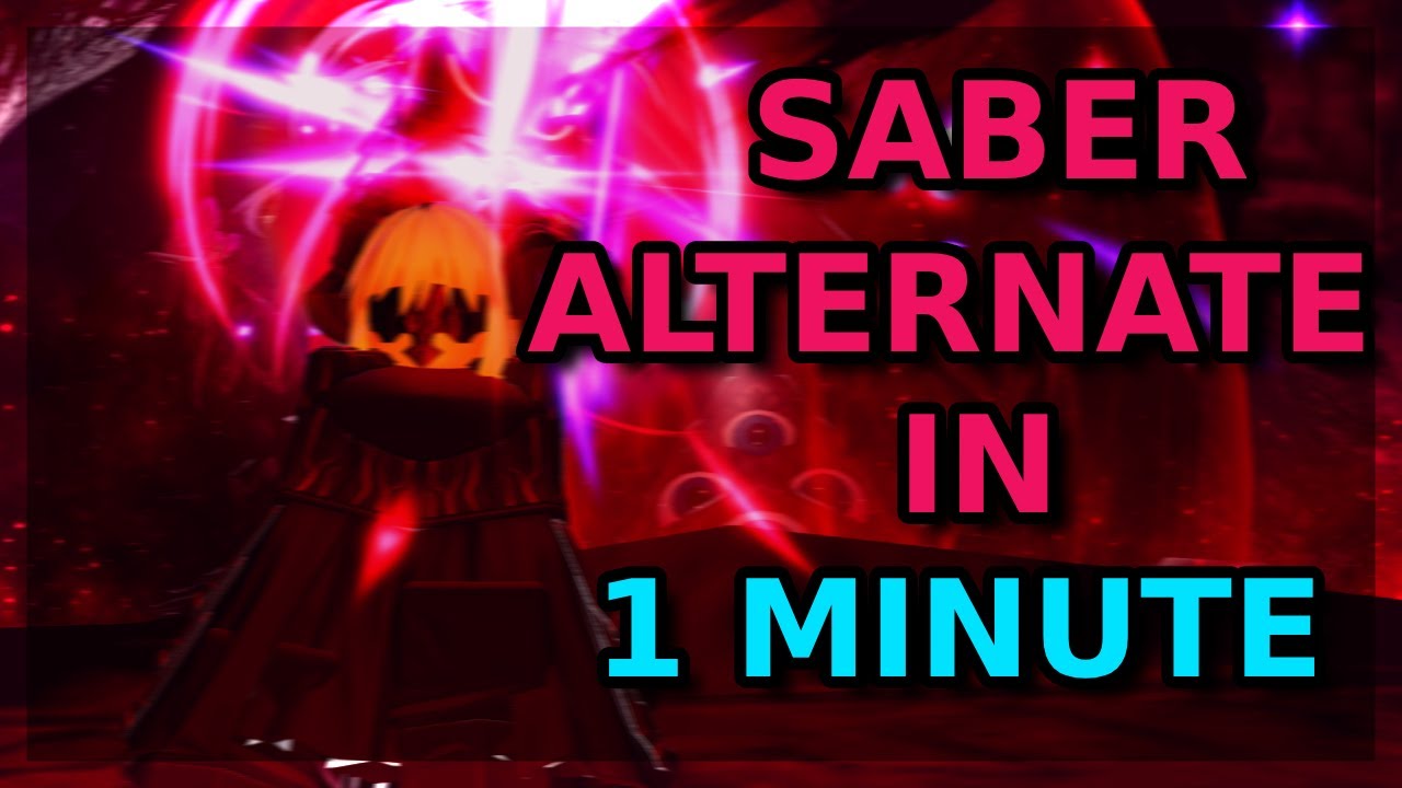 How to get SABER ALTERNATE in 1 MINUTE (Anime Vanguards Update 3.5)
