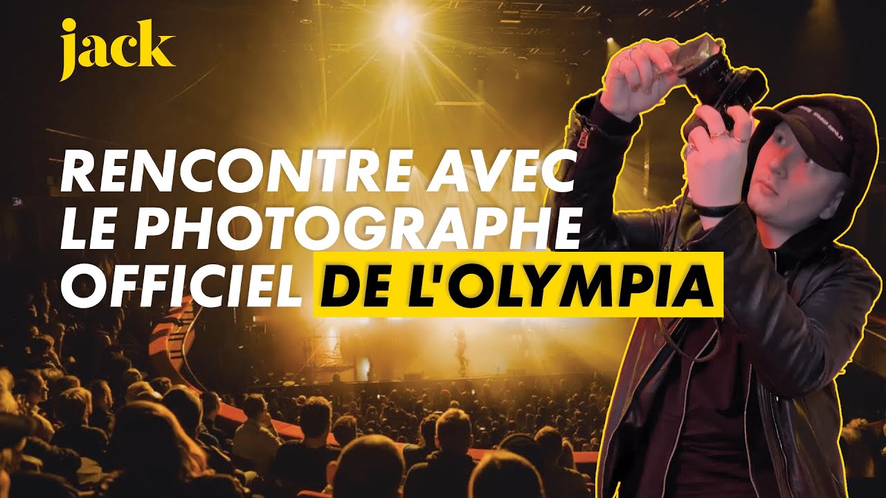 On a suivi le photographe officiel de l'Olympia pendant un concert