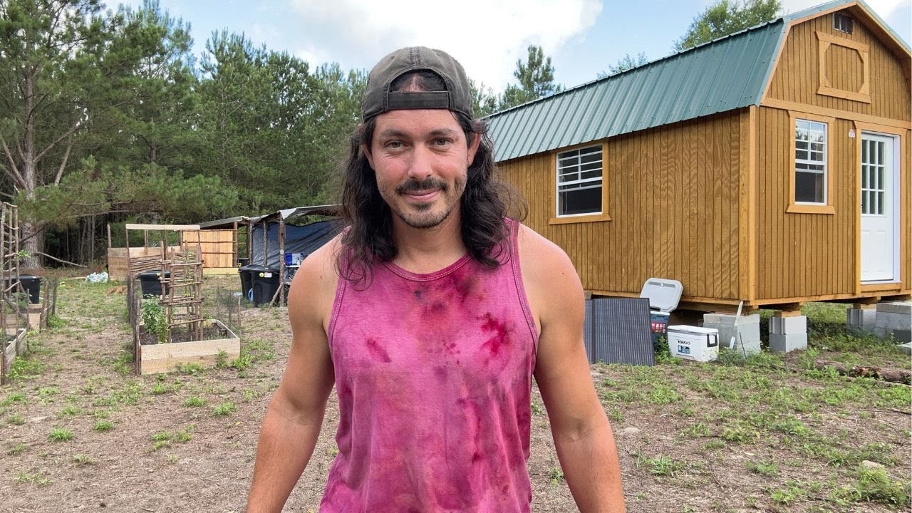 REAL Off Grid Life and Cabin Tour