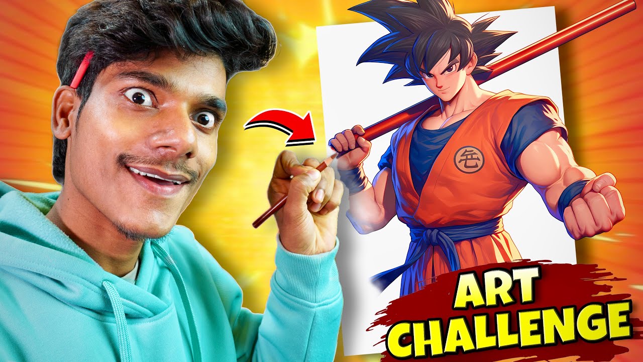 Best Anime Drawing wins Premium ￼art Materials 🤩| Stream Art challenge ￼😬