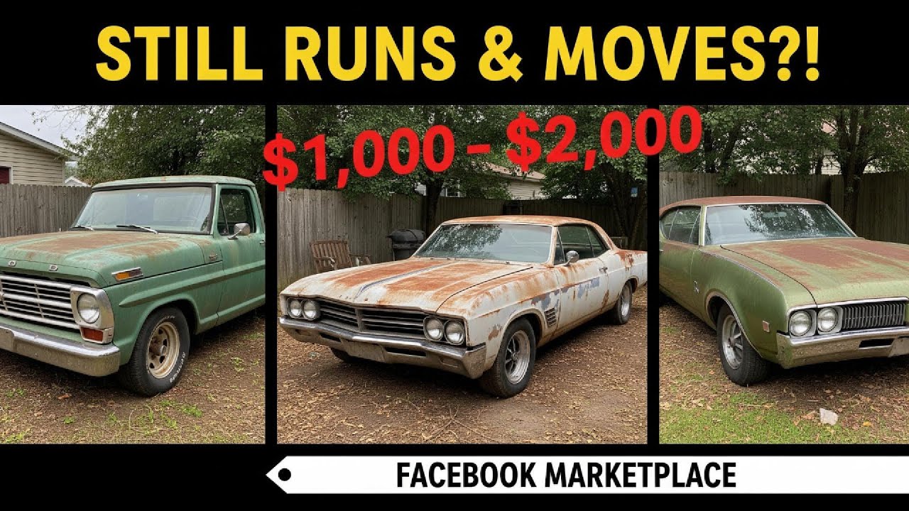 10 Affordable Classic Project Cars For Sale Under $2,000