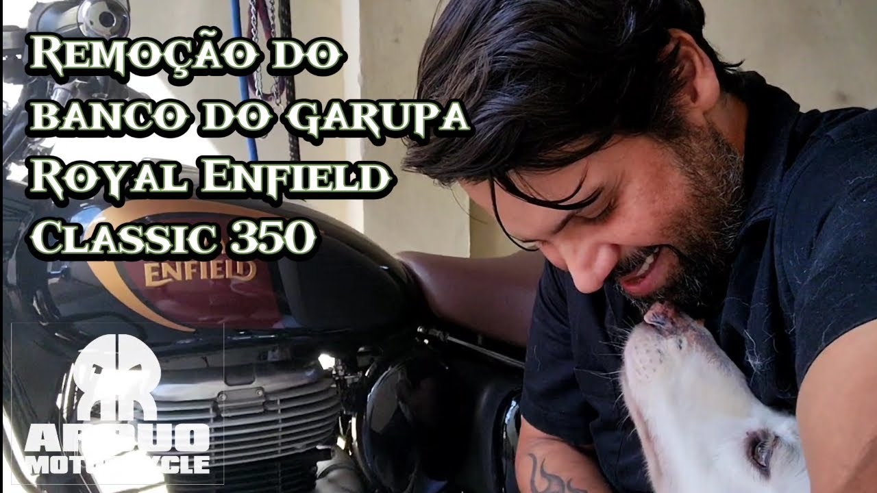 Remoção do banco do garupa da Royal Enfield Classic 350