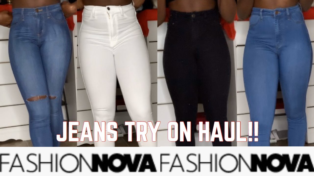 $400 FASHIONNOVA JEANS HAUL!! | WAS IT WORTH IT!??  #fashionnova #clothinghaul #summerhaul
