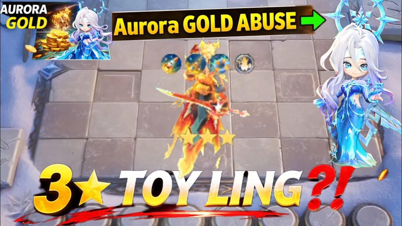 Aurora GOLD ABUSE → 3★ TOY LING DESTROYED LOBBY 🤯