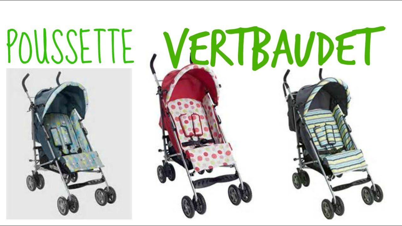 Poussette canne Facility VERTBAUDET