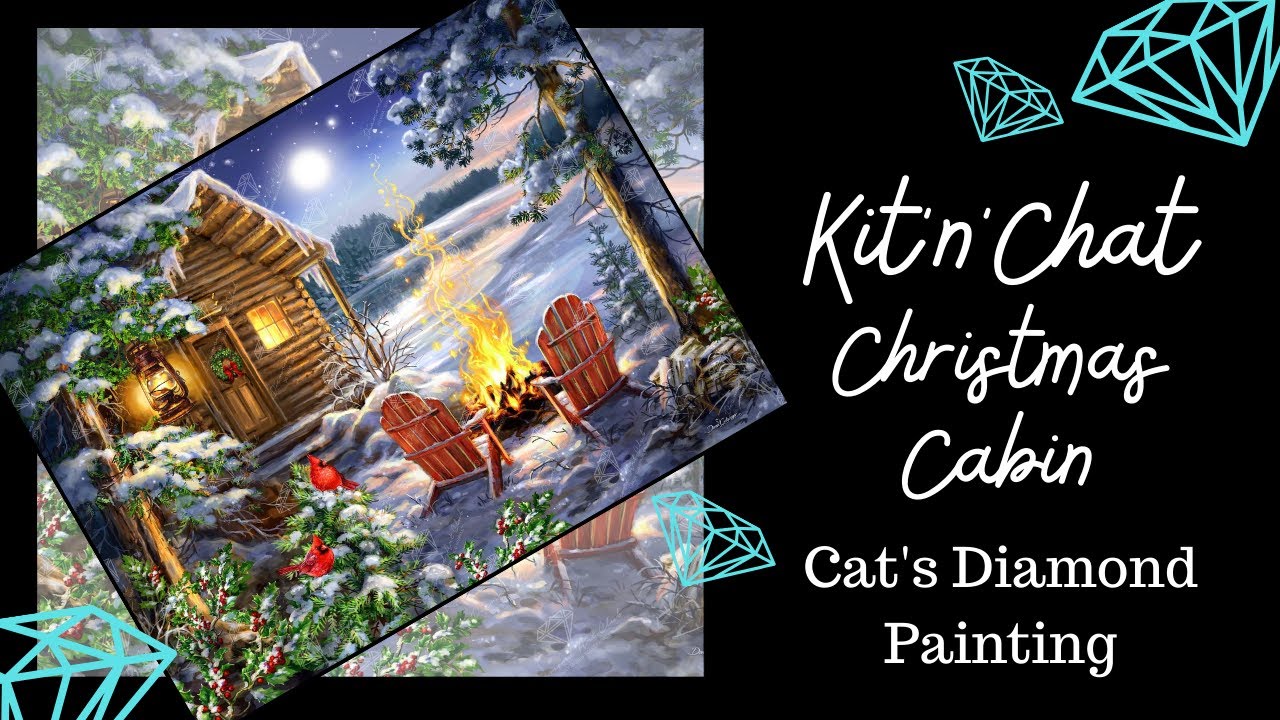 Unboxing and Kitting Up Christmas Cabin From Diamond Art Club | Kit'n'Chat | A Very Busy Autumn!