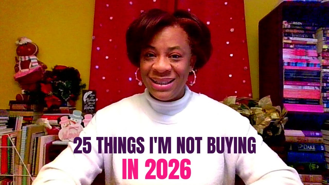 25 Things I'm NOT Buying in 2026