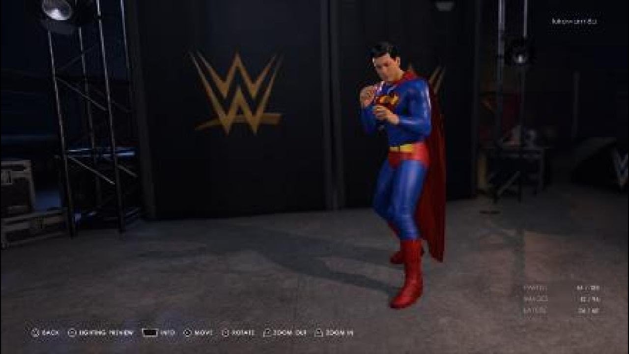 Wwe 2k22 How to make superman without a custom logo