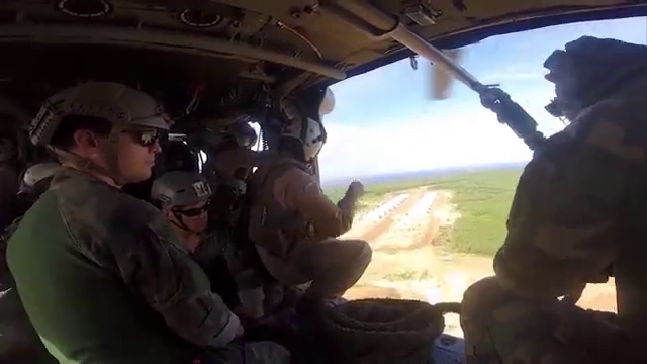 Marine Raiders on deployment conduct training on Guam