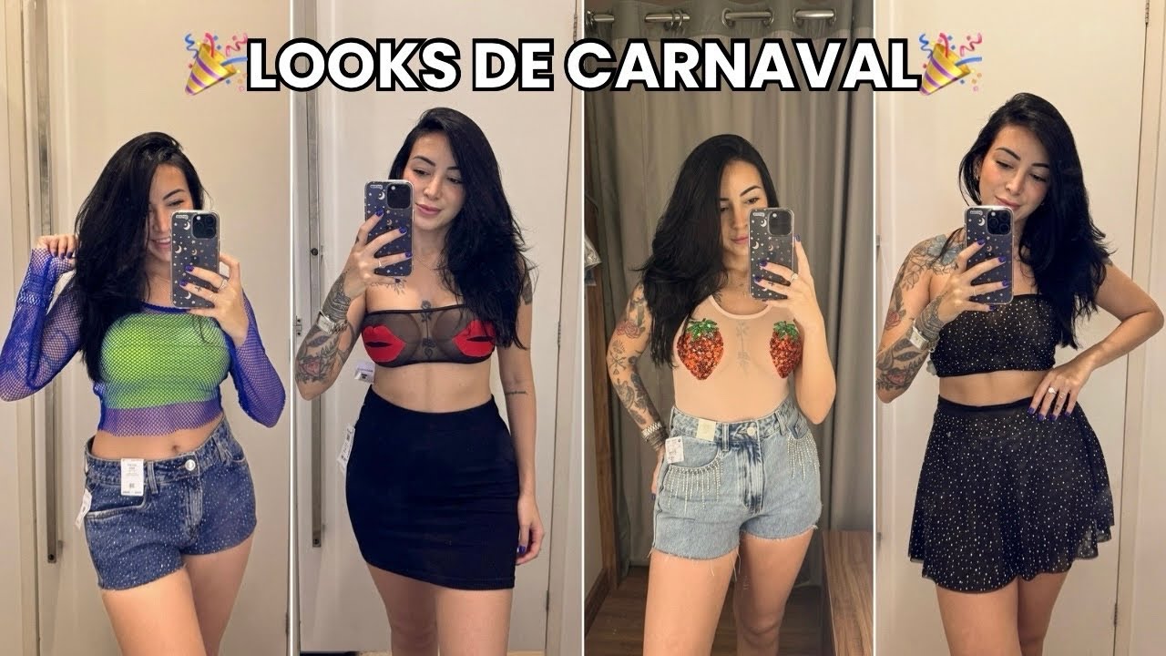 Provando Looks pro CARNAVAL 2025 - Renner e Riachuelo! ✨