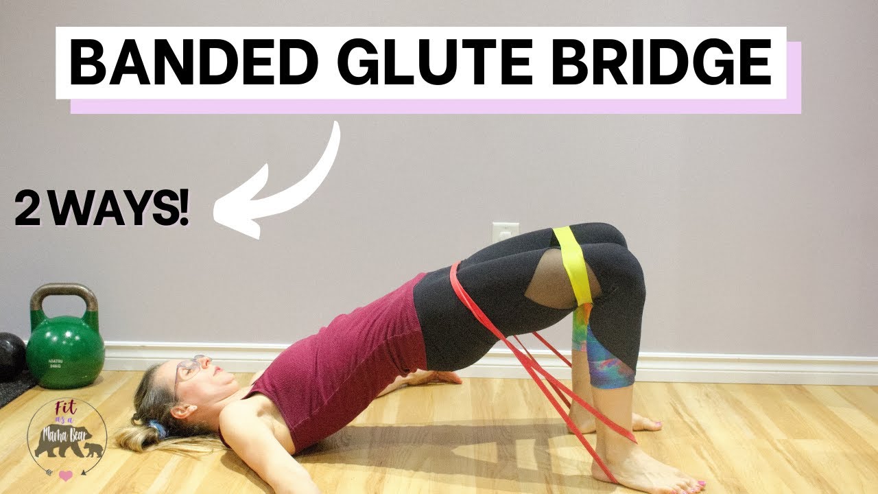 How To Do GLUTE BRIDGES With Resistance Bands // Maximize Your Booty