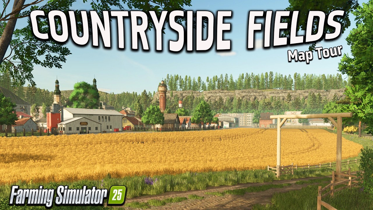 COUNTRYSIDE FIELDS (REAL MINES)?! NEW (Zero Oito) MOD MAP! (TOUR/REVIEW!) FS25