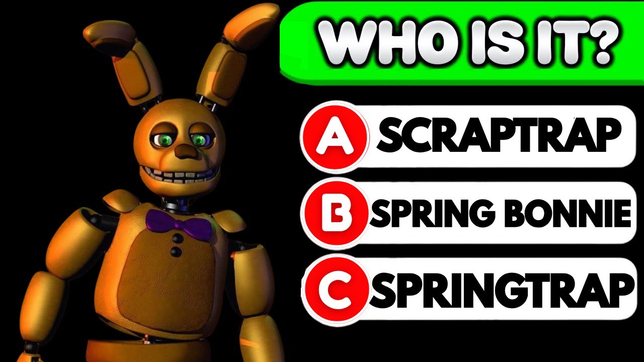 How Well Do You Know Spring Bonnie? 🐰⏳ | FNAF Quiz