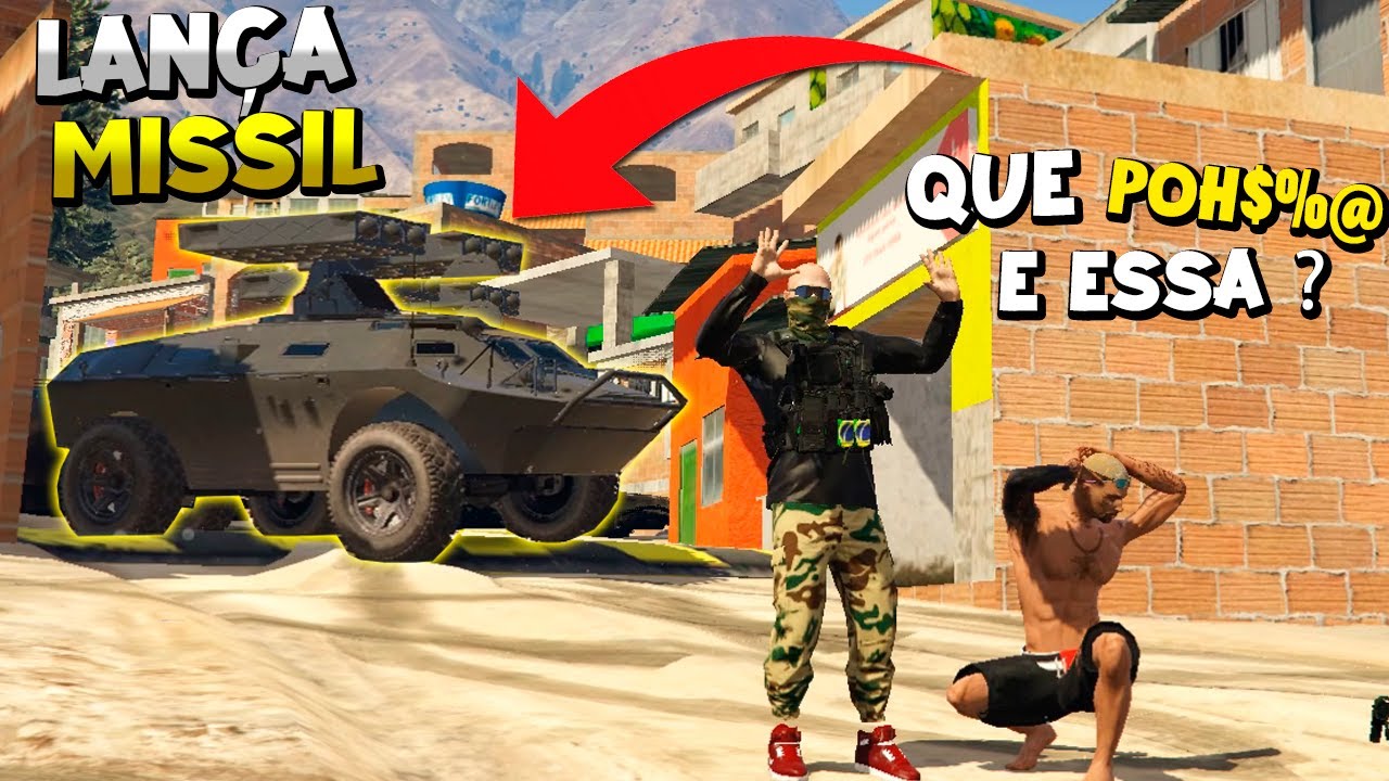 INVADINDO uma FAVELA com ESSE CARRO no GTA RP