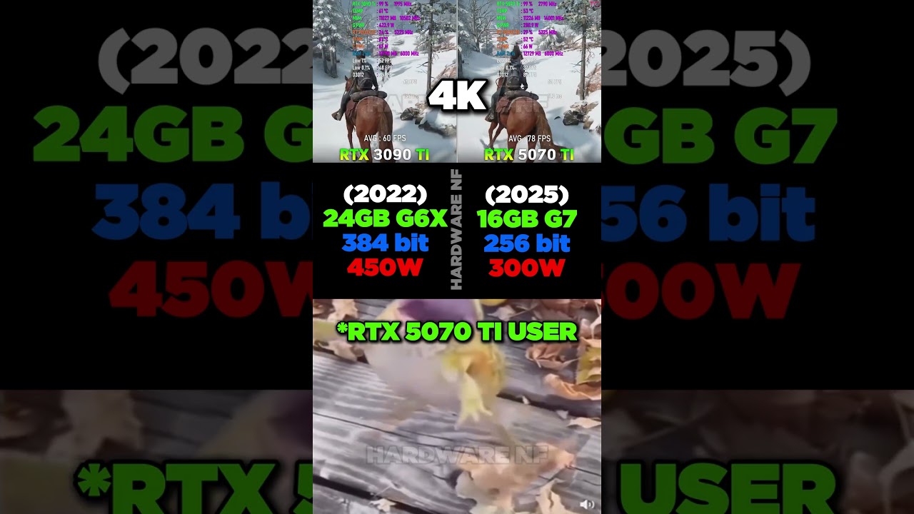 RTX 3090 TI VS RTX 5070 TI 