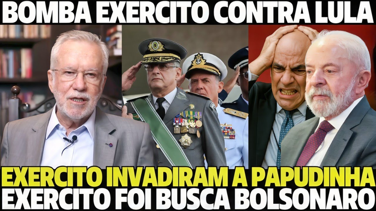 BOMBA EXERCITO CONTRA LULA EXERCITO INVADIRAM A PAPUDINHA  EXERCITO FOI BUSCA BOLSONARO