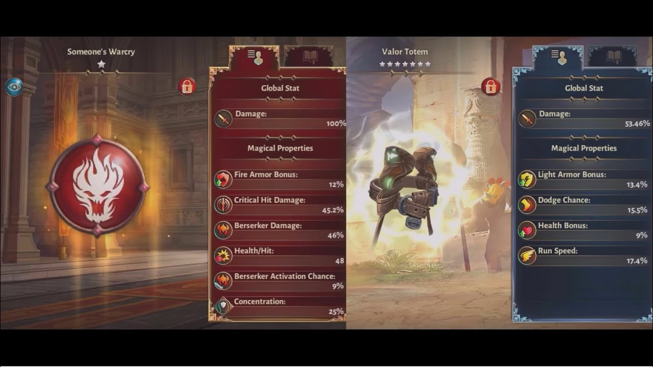 Dungeon Hunter 5 #332 Someone's Warcry and Valor Totem Which skill is better?