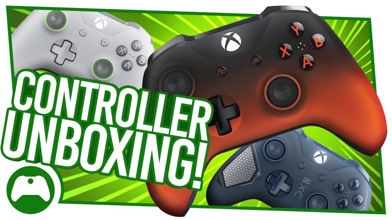 Epic Xbox Controller Unboxing: Volcano Shadow, Patrol Tech and Grey/Green!