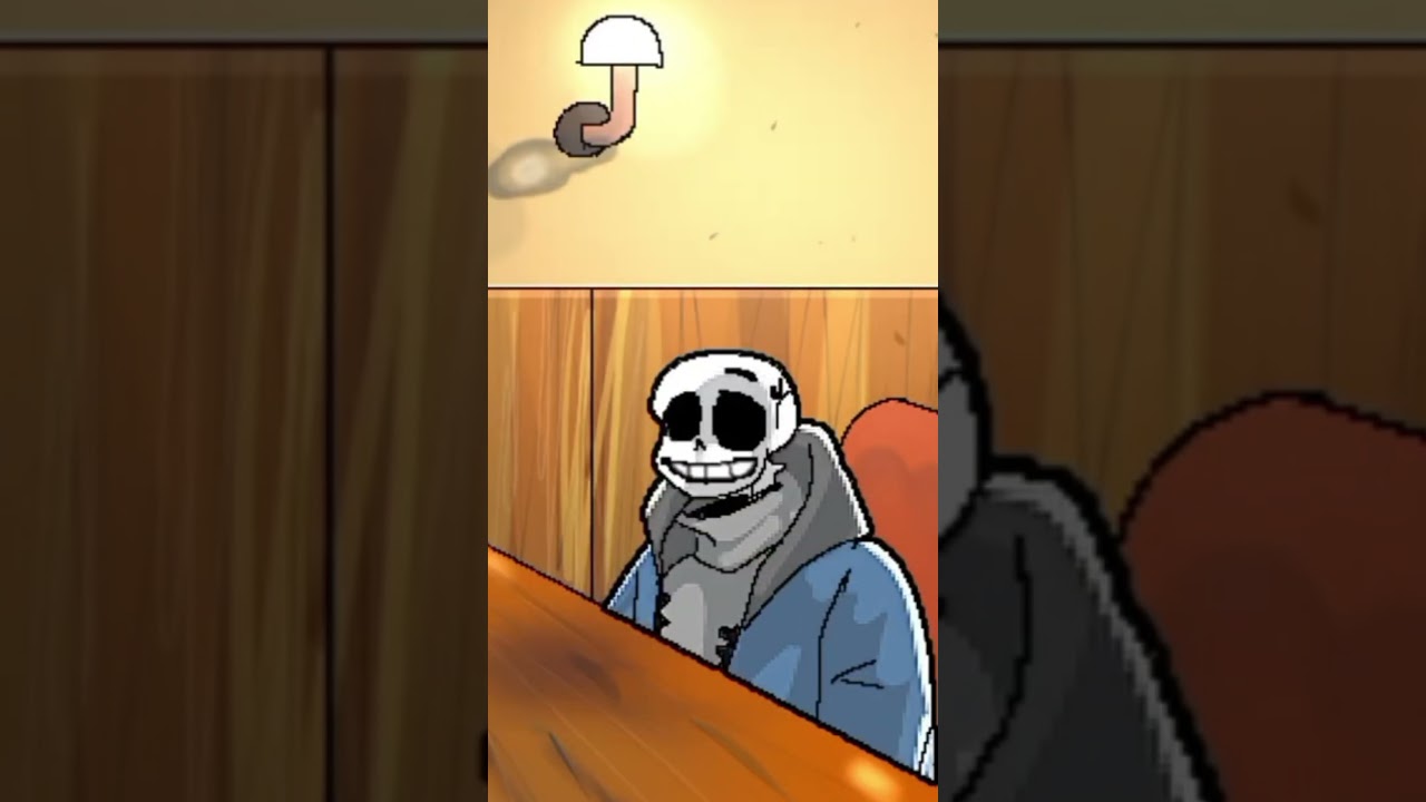 Санс Андертейл в баре #shorts #undertale #sans