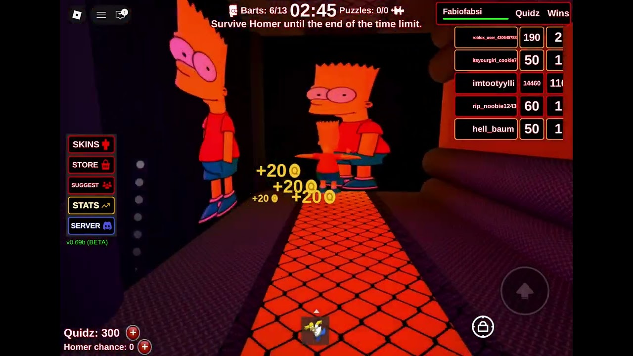 You vs homer bullet homer gamemode