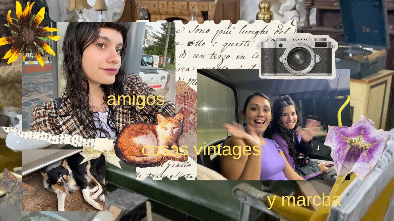 amigos, cosas vintage y marcha