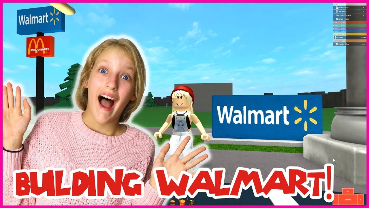 BUILDING MY OWN WALMART STORE!