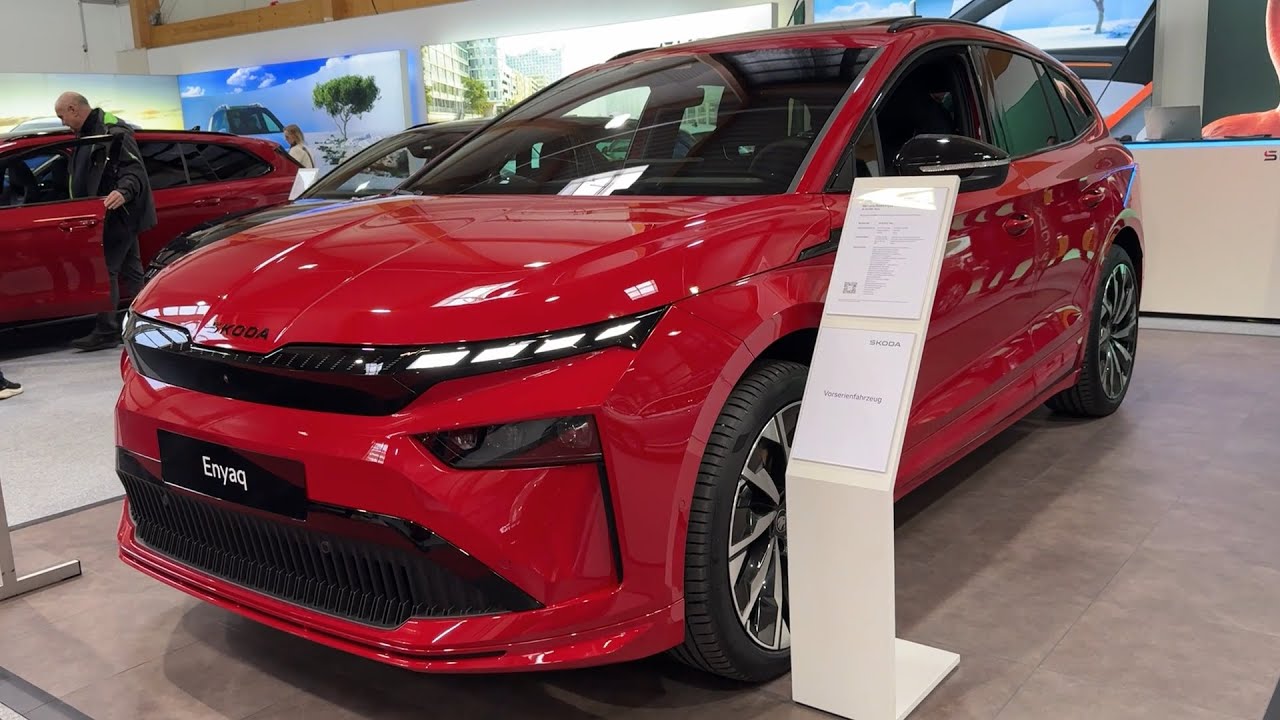 New SKODA ENYAQ Sportline FACELIFT 2025 - FIRST LOOK & visual REVIEW