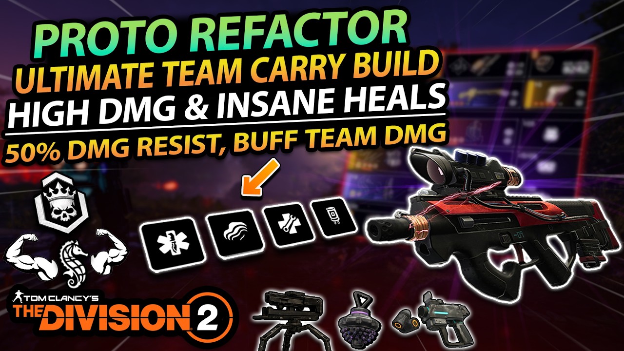 The Division 2 | Prototype REFACTOR Skill Build Carries entire Team!