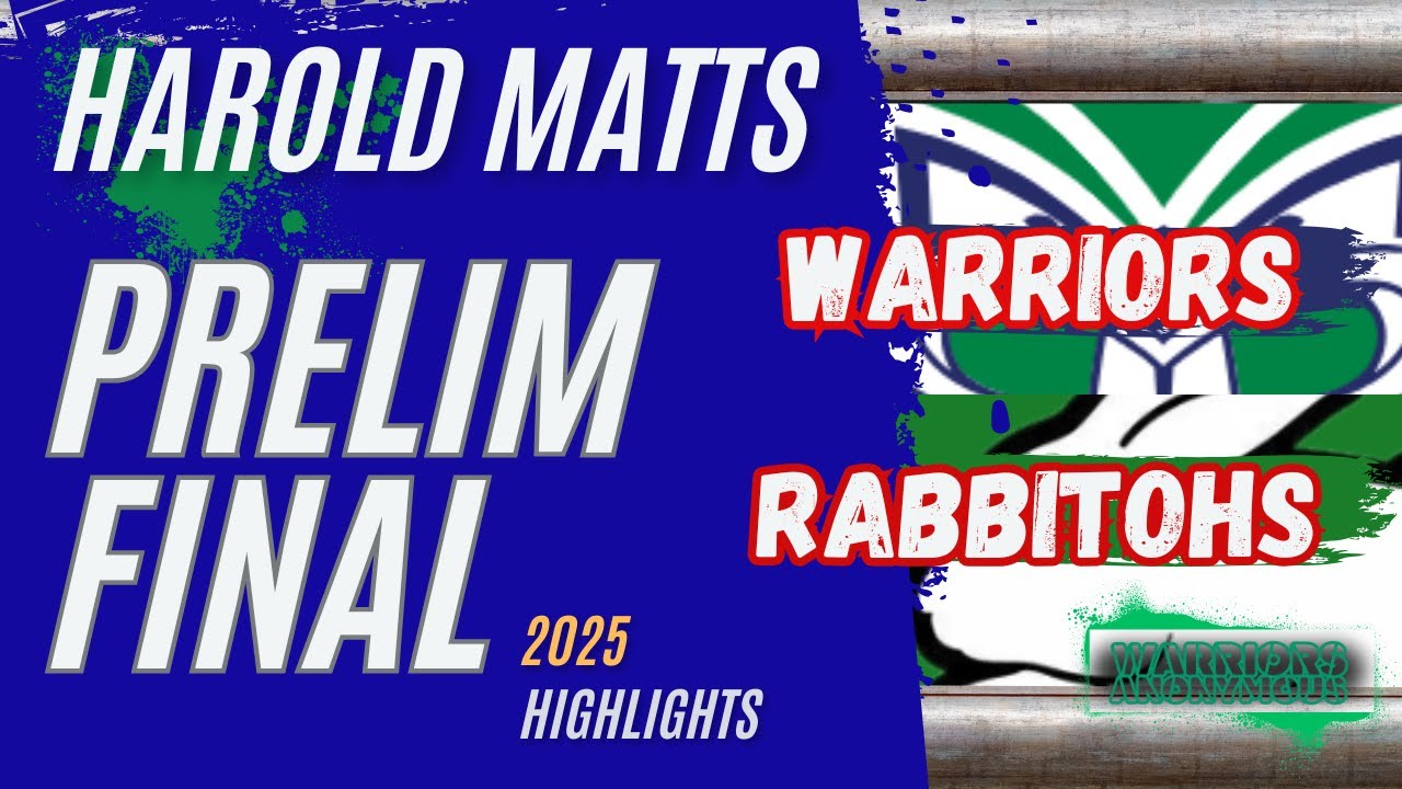 Предварительный финал | Warriors против Rabbitohs | Гарольд Мэттс 2025 | ОСНОВНЫЕ МОМЕНТЫ