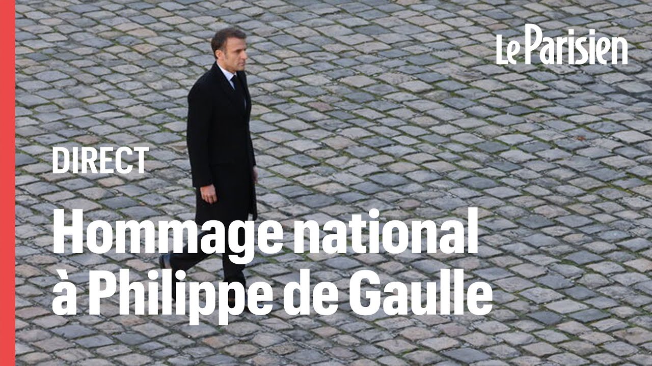 🔴 EN DIRECT | Mort de Philippe De Gaulle, suivez l'hommage national aux Invalides