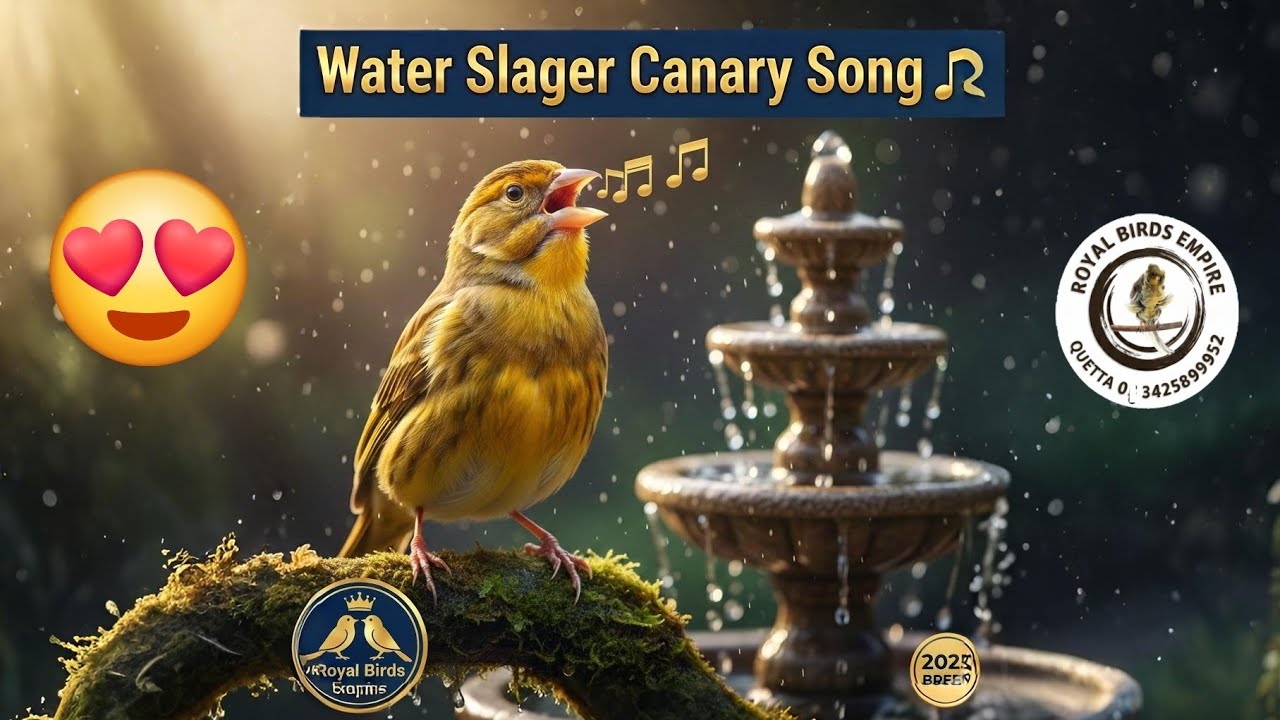 Listen to the Pure Melody! 🎶 Water Slager Canary 2025 Breed Singing Update! 