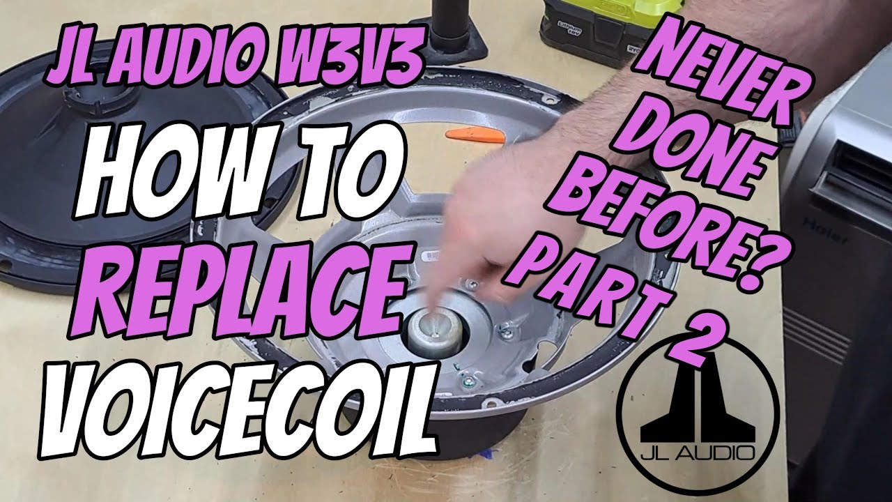 JL Audio 12W3V3 Rebuild - Part 2 Like New Again!