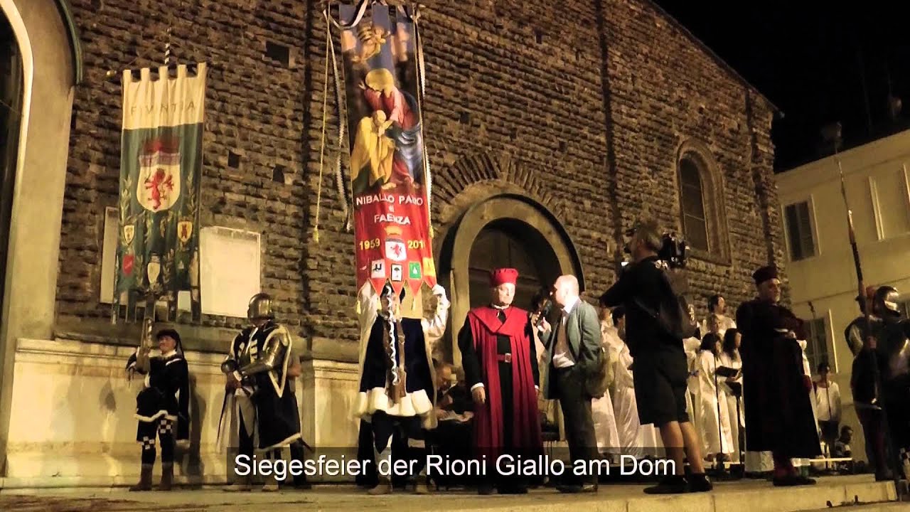 Rione Giallo: Sieger beim Palio del Niballo 2011 in Faenza/Italien