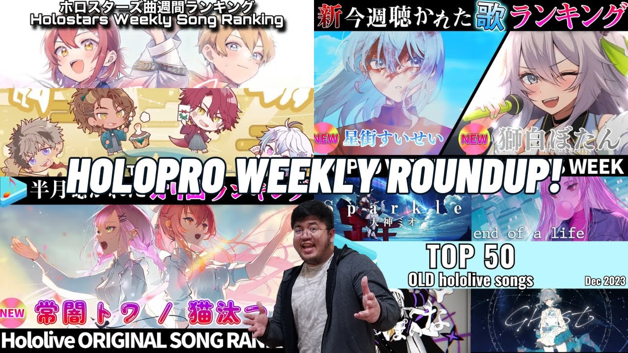 hololive & HOLOSTARS Weekly Roundup - Shorts and Top 30 Lists! (01/12/2024)