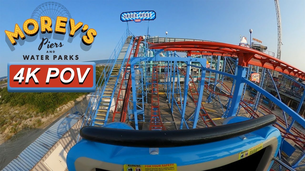 Doo Wopper **NEW PAINT JOB** (4K Front Seat POV)- Morey's Piers, Wildwood, NJ