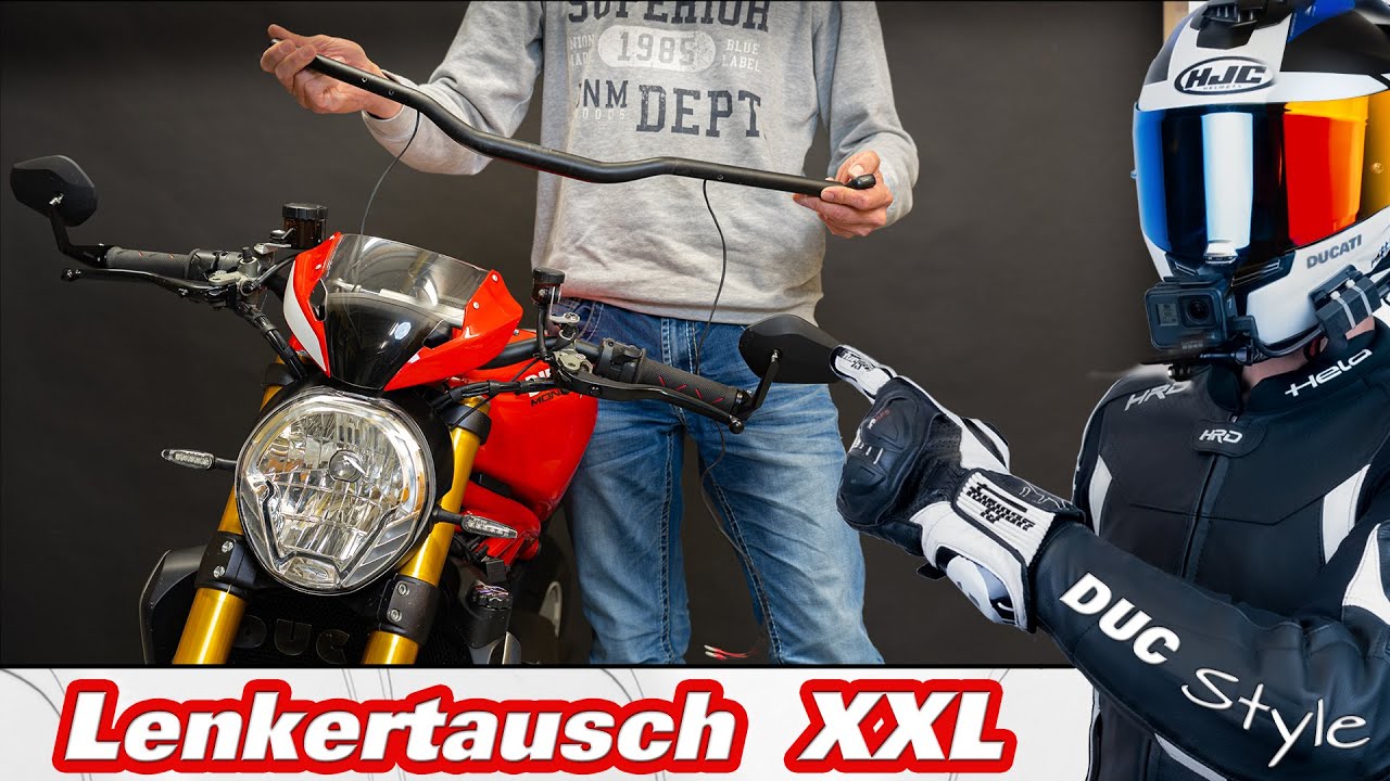 Lenker tauschen - wechseln / L&ouml;cher bohren / Rizoma MA05 gegen LSL X00